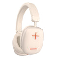 P37 Max Bluetooth Headphones Over The EarBeige Headphone Bluetooth with Microphone80H PlaytimeDeep Bass Memory Foam Ear Cupsaudífonos inalámbricos Ideal for Travel Home Office Gym Workouts